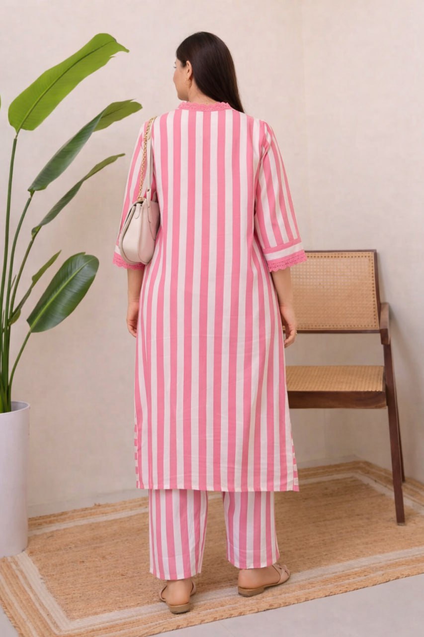 Serene Stripes Co-ord Set