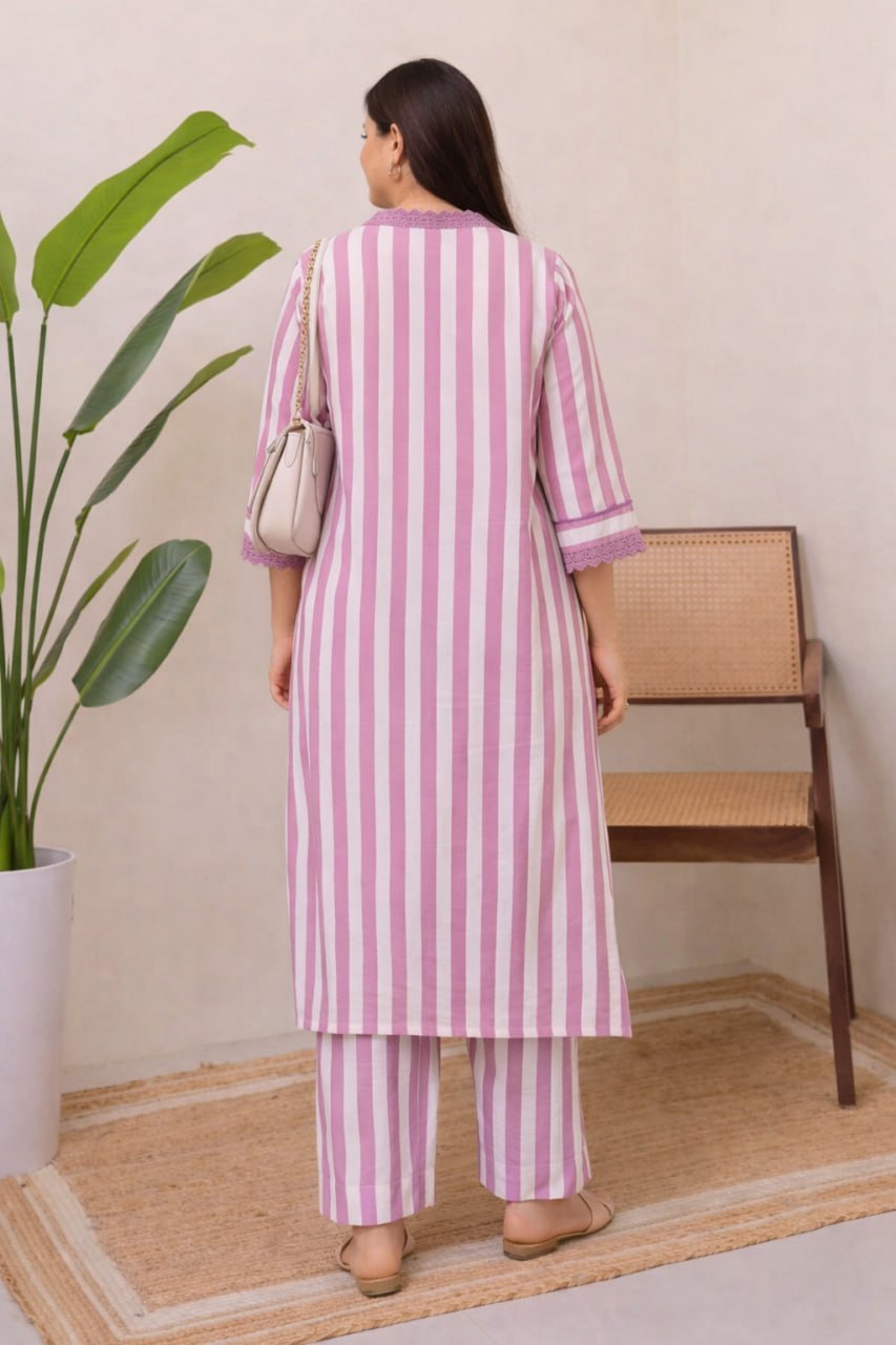 Serene Stripes Co-ord Set