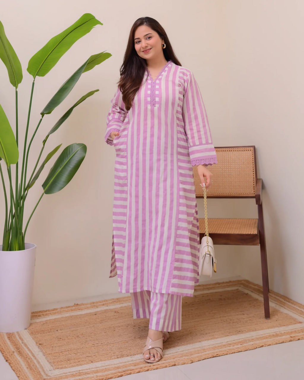 Serene Stripes Co-ord Set