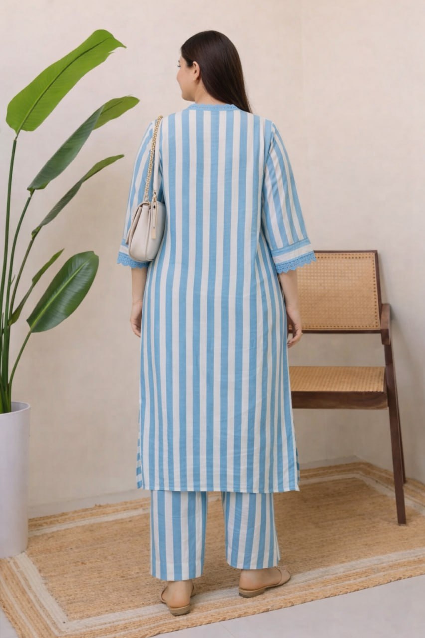 Serene Stripes Co-ord Set