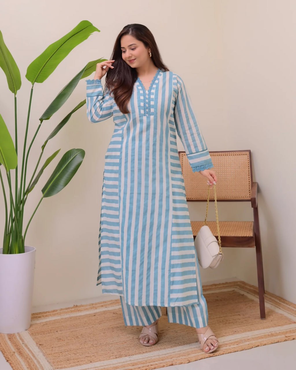 Serene Stripes Co-ord Set