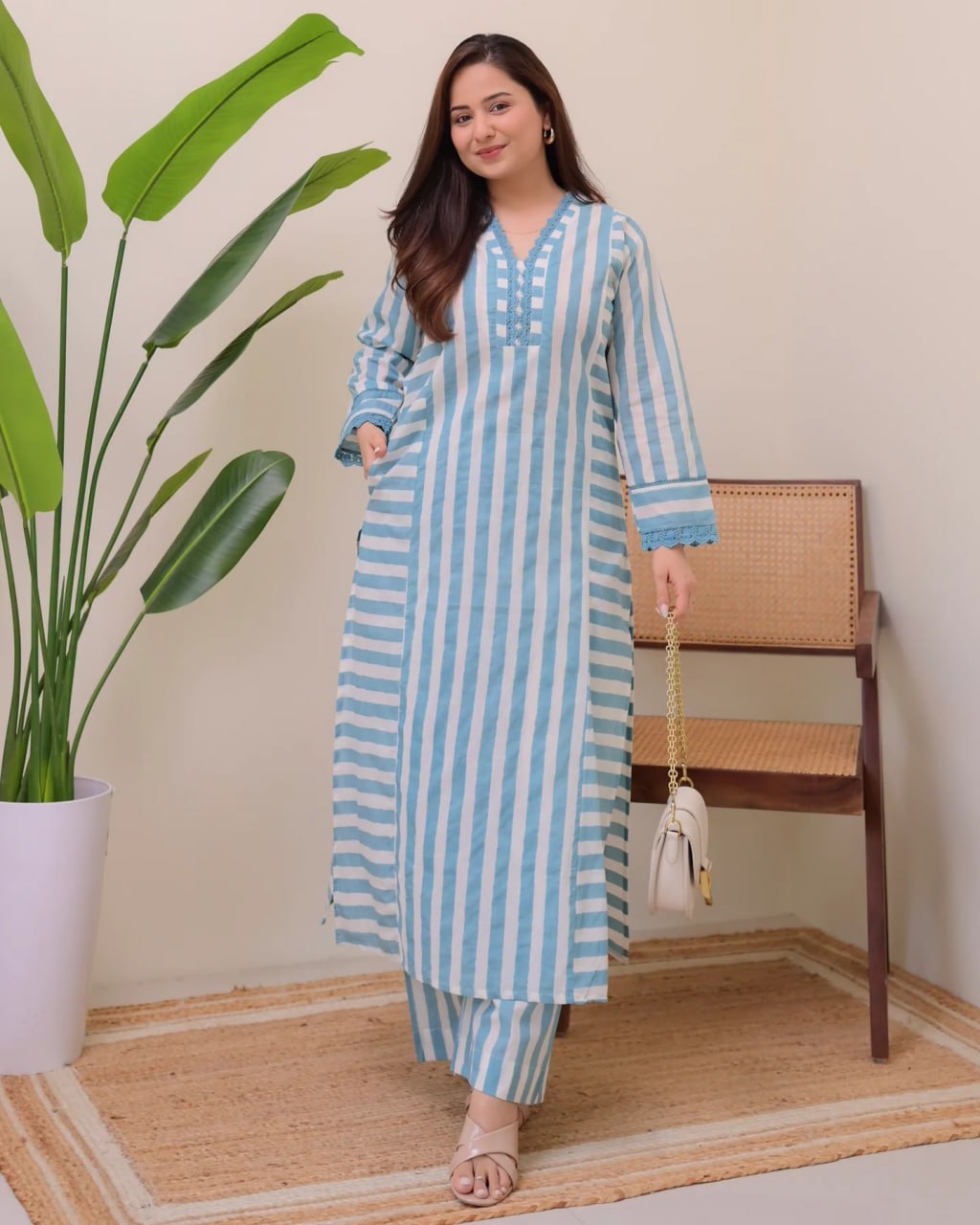 Serene Stripes Co-ord Set