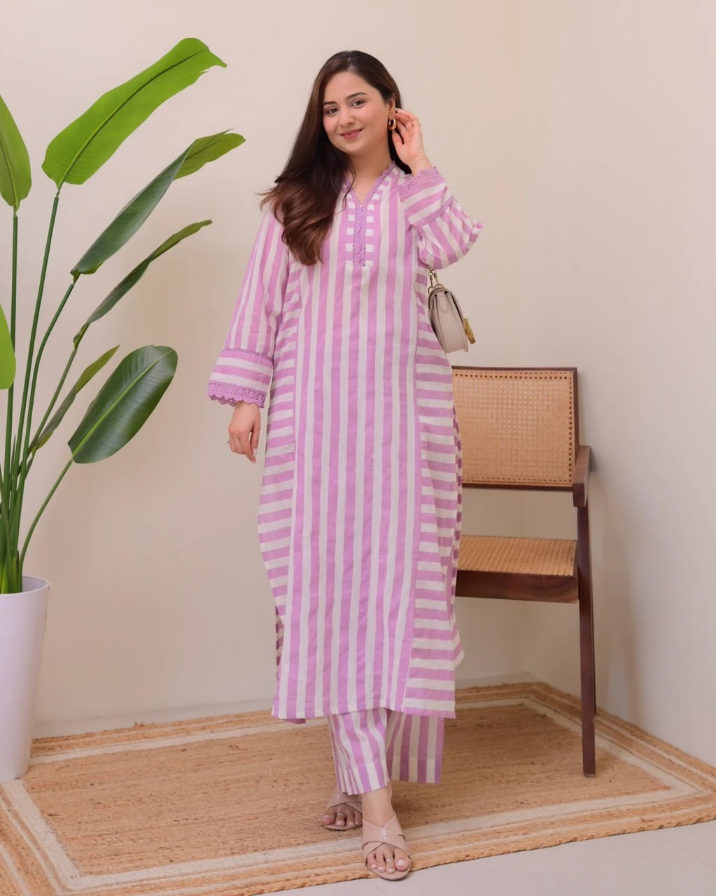 Serene Stripes Co-ord Set