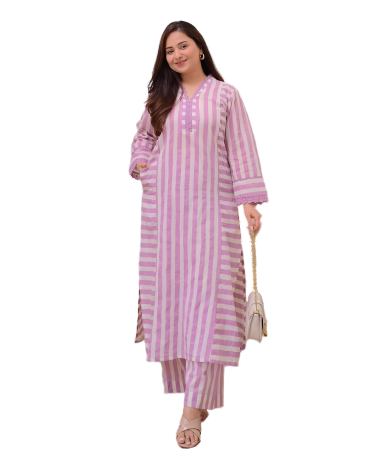 Serene Stripes Co-ord Set