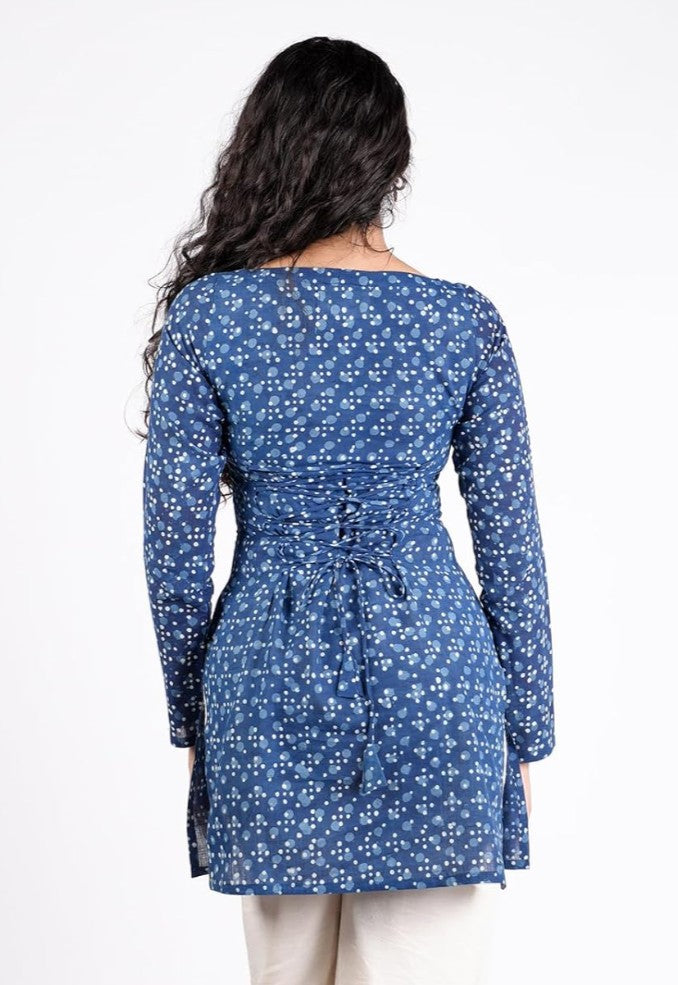 Sapphire Dot Kurti