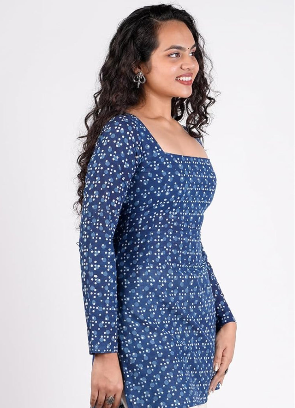 Sapphire Dot Kurti