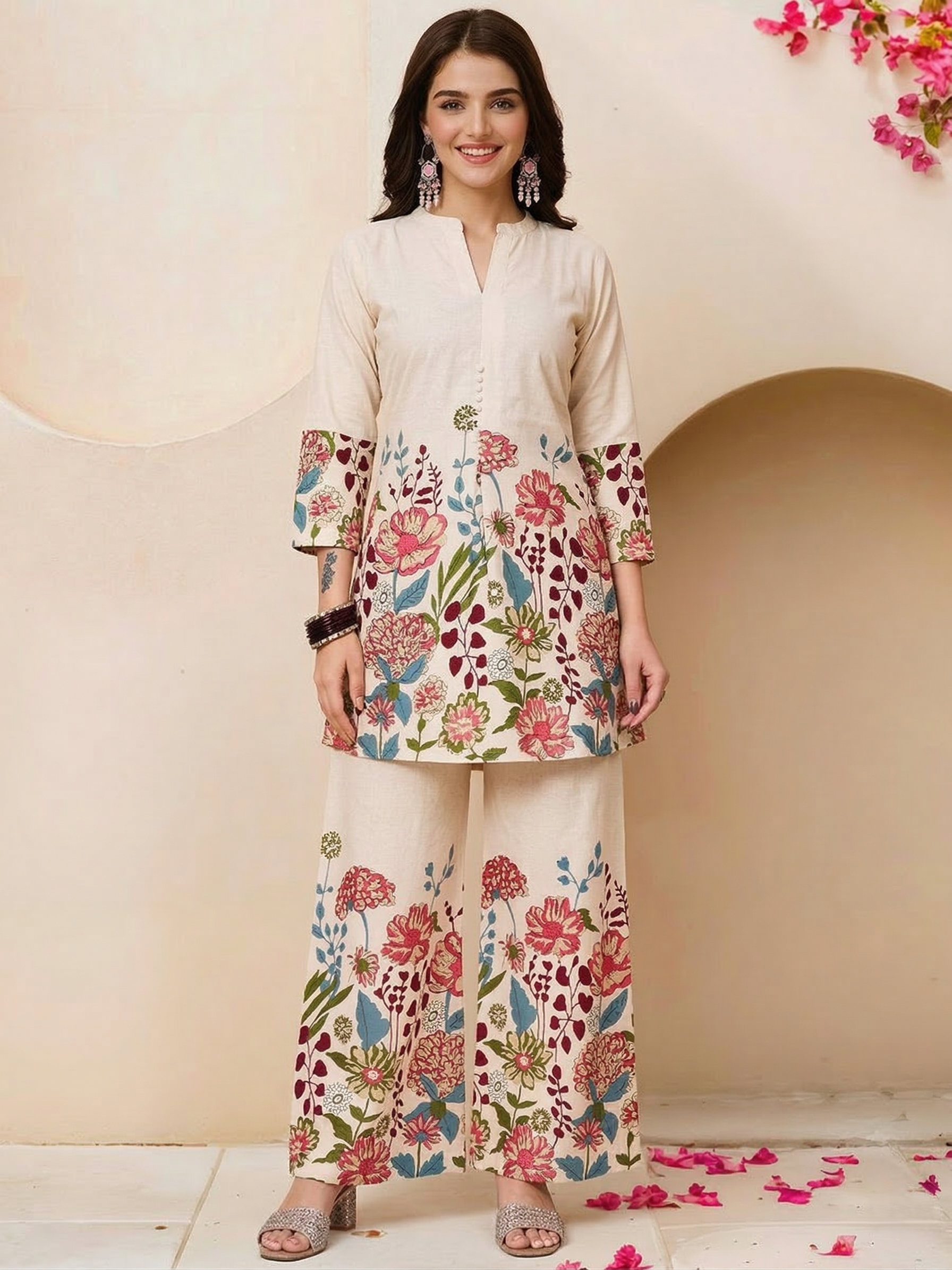 Khadi Co-ord Set
